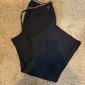 Heartsoul scrub pants (black, jogger style)